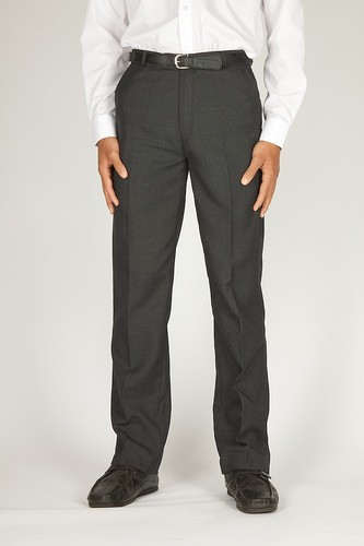 Boys grey school - grey, trousers