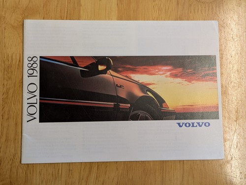 Volvo range 1988 brochure - volvo,