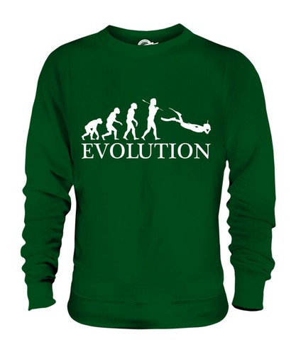 Scuba diving evolution man - evolution, of