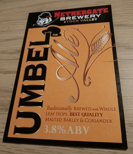 Nethergate brewery umbel ale - -,