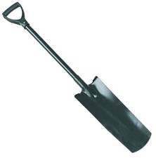 45" Large Steel Drain Spade