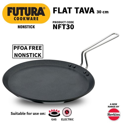 Non stick flat tava pan - flat,