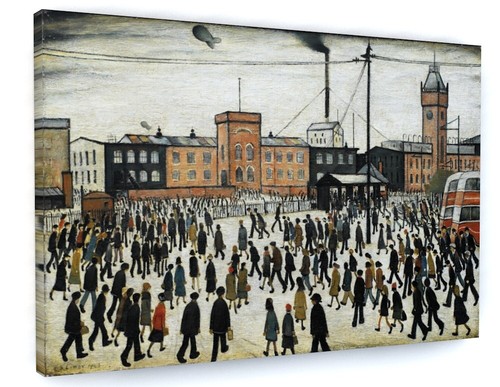Lowry going work - l, canvas