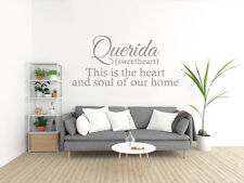 Heart and soul of our home wall art sticker quote vinyl transfer test