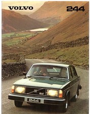 Volvo 244 1979-80 UK Market Sales Brochure DL GL GLE 240-Series