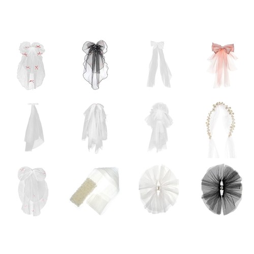 Bridal veil bride simple tulle - bridal,