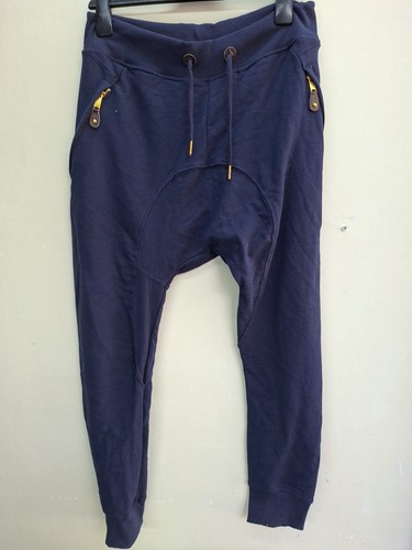 Zara man navy drop crotch - man,