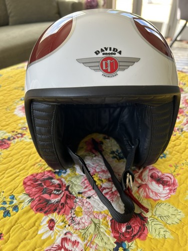 Davida helmet jet - jet, open