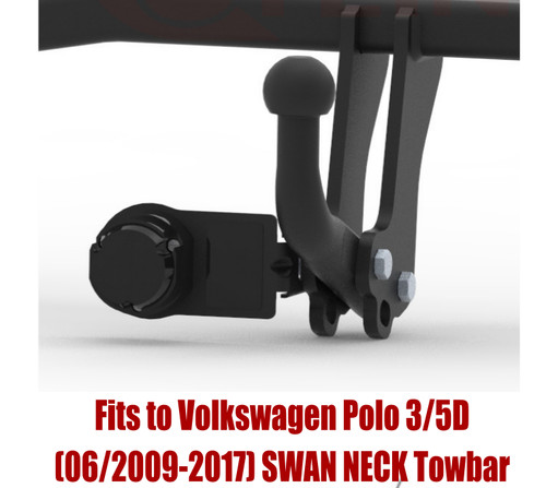 Swan neck tow - swan, for