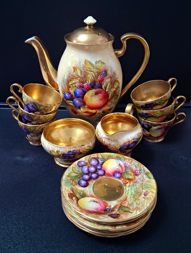 Aynsley orchard gold - aynsley, teapot