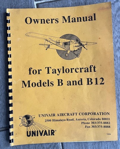 Vintage taylorcraft model - vintage, b