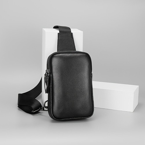 Leather shoulder sling bag - sling,