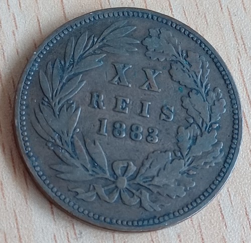 Portugal reis coin 1883 - 20,