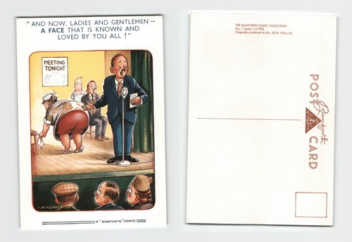 Postcard bamforth comic - -,