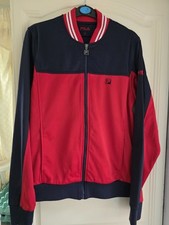 Fila Retro 80s Tracksuit Top Mens Small