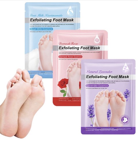 Exfoliating foot peel mask - exfoliating,