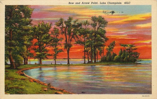 Postcard virginia bow - bow, and