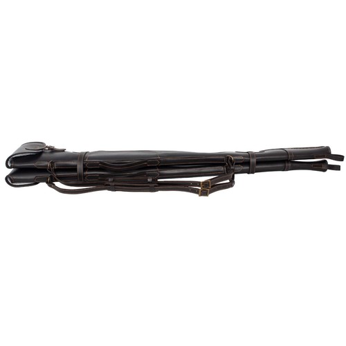 Leather double shotgun case - double,