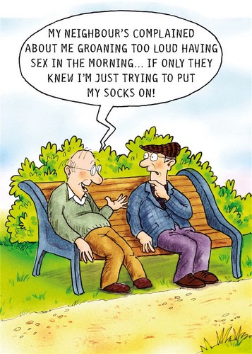 Funny birthday card sex groan - card,