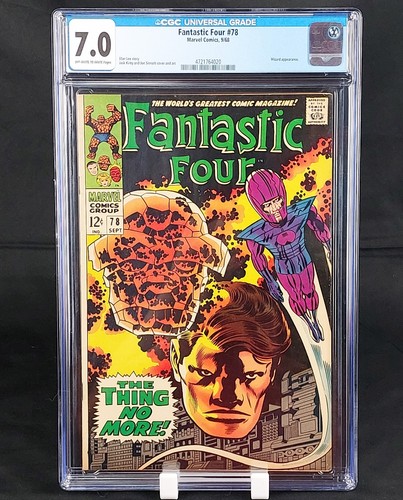 Fantastic four cgc - fantastic, 7.0