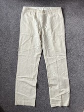 Ann Demeulemeester Ivory Trousers Pants Size S