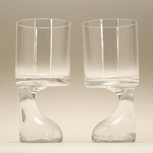 Pair rare joe colombo smoke - pair,