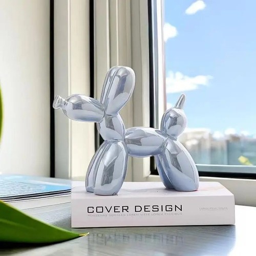 Ceramic balloon dog sculpture - ceramic,