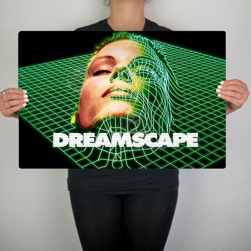 Dreamscape rave flyer metal - rave,