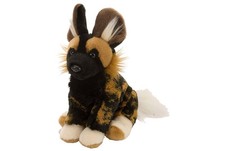NEW WILD REPUBLIC CUDDLEKINS PLUSH 8" AFRICAN WILD DOG CUDDLY SOFT TOY TEDDY