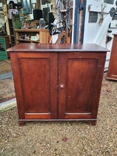 Antique Pine Two Door Cupboard