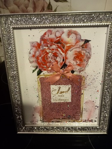 Crushed diamond perfume - perfume, bottle