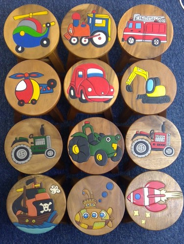 Childrens wooden stool - childrens,