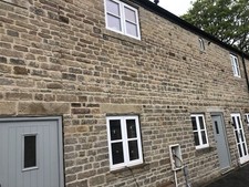 Delph walling stone half - stone, to