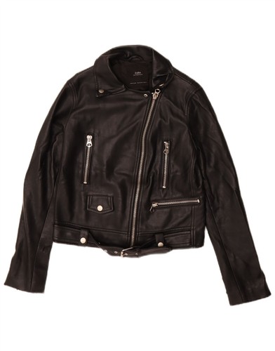 Zara womens faux - zara, biker