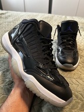 Nike Air Jordan 11 Low IE Space Jam - Black - UK7  - Excellent Condition W/O Box