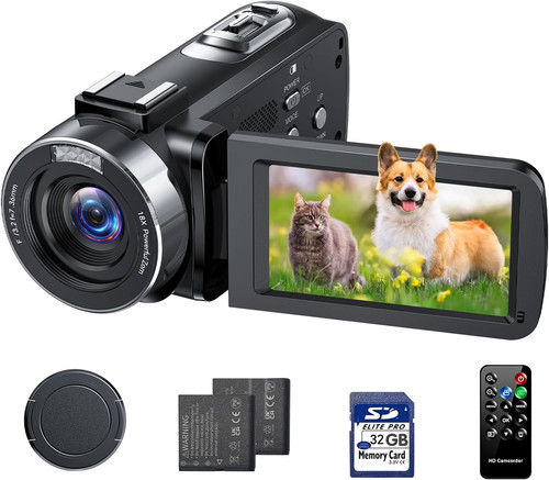 Video camera camcorder - 4k,