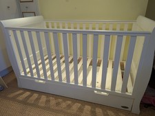O'Baby Stamford Sleigh Cot Bed