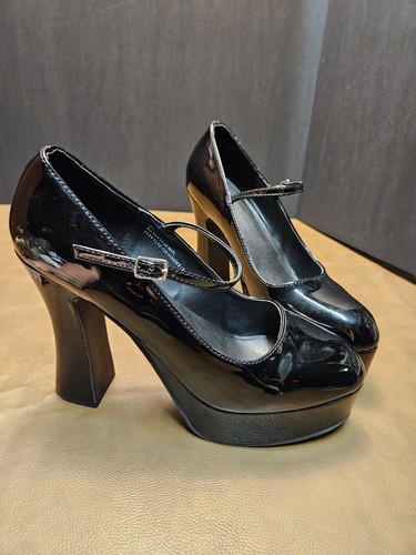Demonia pleaser chunky heel - pleaser,
