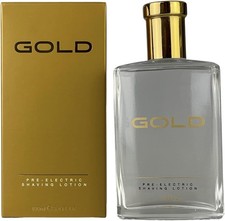 Gold Pre-Electric Shaving Lotion for Men 100ml | Smooth & Comfortable Electric S
