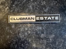 Mini clubman Estate car badge