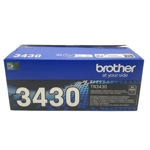 Brother tn3430 black toner - brother,