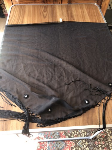 Ladies black scarf