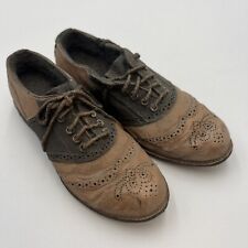 Miniature Pair of Sculpted Saddle Mens Shoes                                 B11