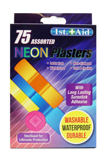 Assorted neon plasters - neon,