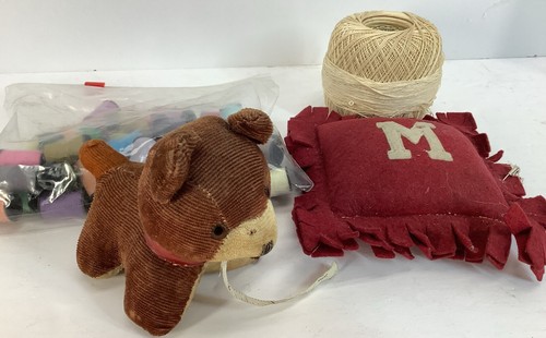 Vintage sewing lot plush - vintage,