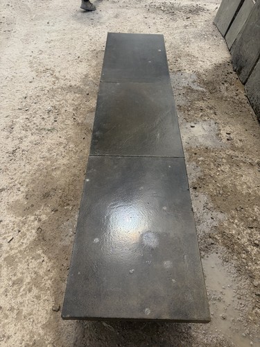 Weathered sawn stone coping - weathered,