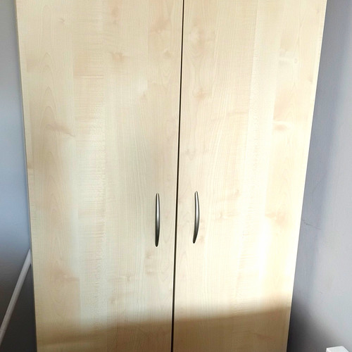 Light wood tone door hinged - light,