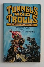 Tunnels and Trolls Captif D'Yvoire & Beyond the Silvered Pane 1986 Gamebook
