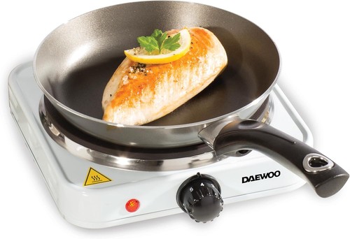 Electric hot plate kitchen hob - hot,