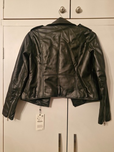Zara faux leather jacket - , size